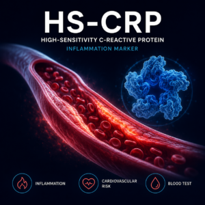 hs-CRP blood test for chronic inflammation, cardiovascular risk, metabolic health and healthy aging