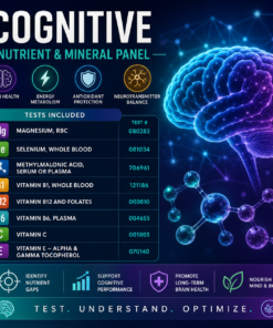 Cognitive Metabolic & Inflammation Panel — Glucose, Lipids, Insulin & Oxidative Stress