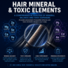Hair toxic and essential elements analysis for mercury, arsenic, heavy metals and mineral balance