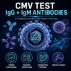CMV antibody test for Cytomegalovirus IgG and IgM, chronic fatigue, lymphocytosis and viral reactivation
