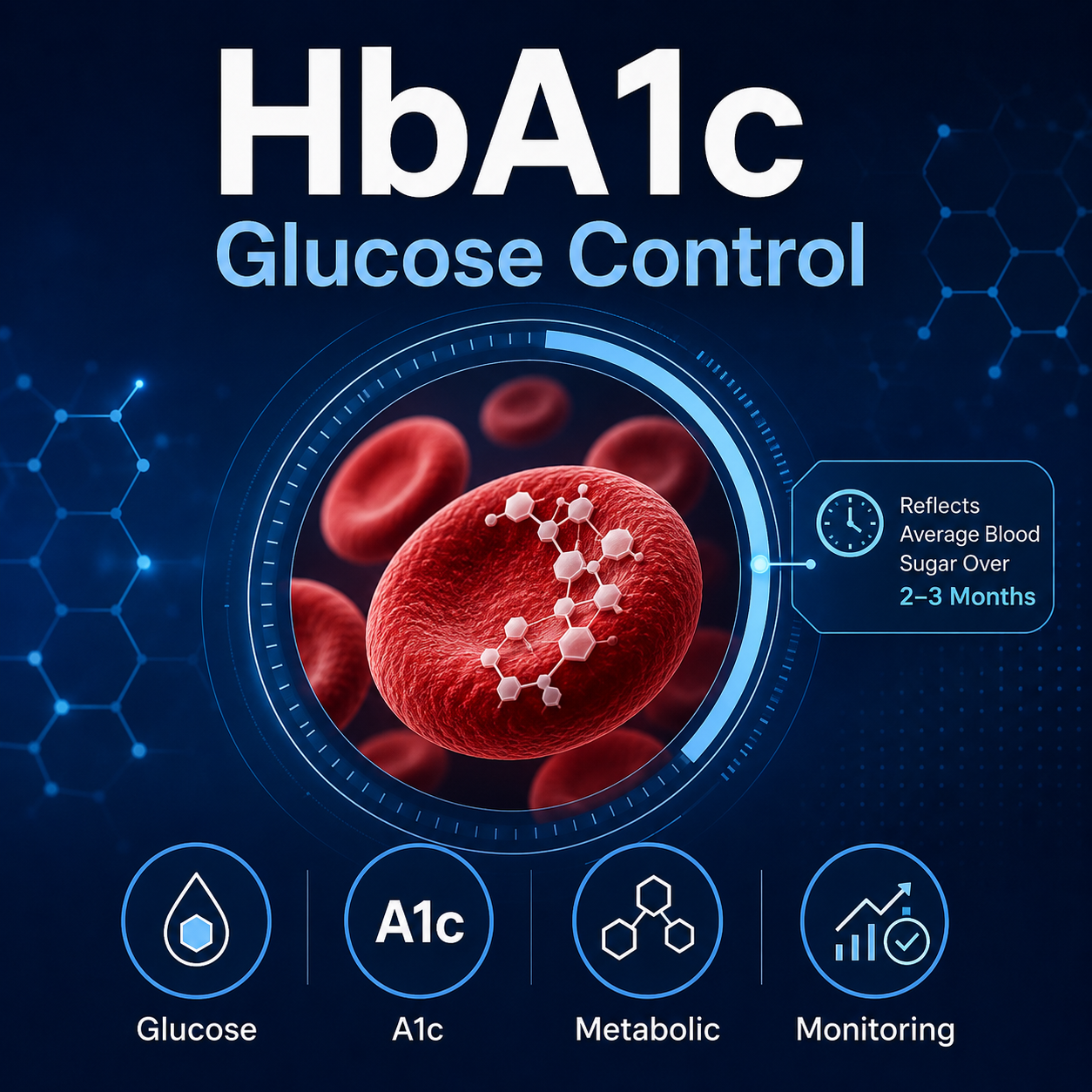 HbA1c blood test for average blood sugar prediabetes and diabetes screening