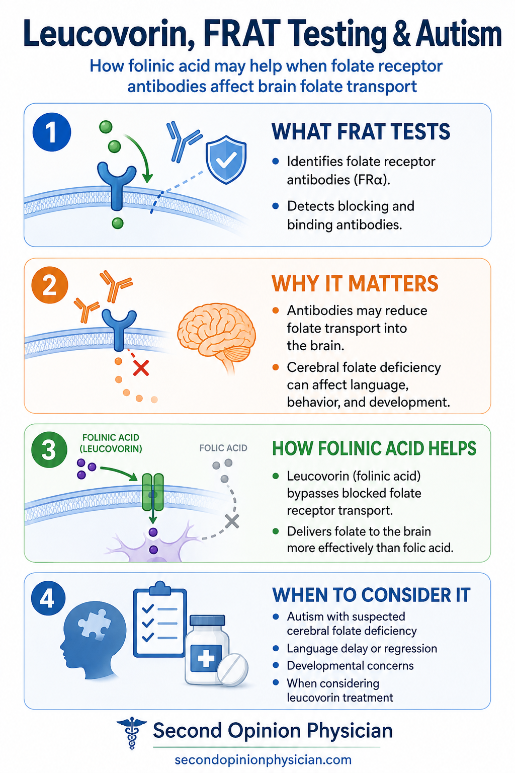 Leucovorin for Autism: Dosage, FRAT Testing and Folinic Acid