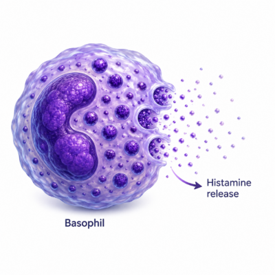 meaning of elevated basophils causes symptoms