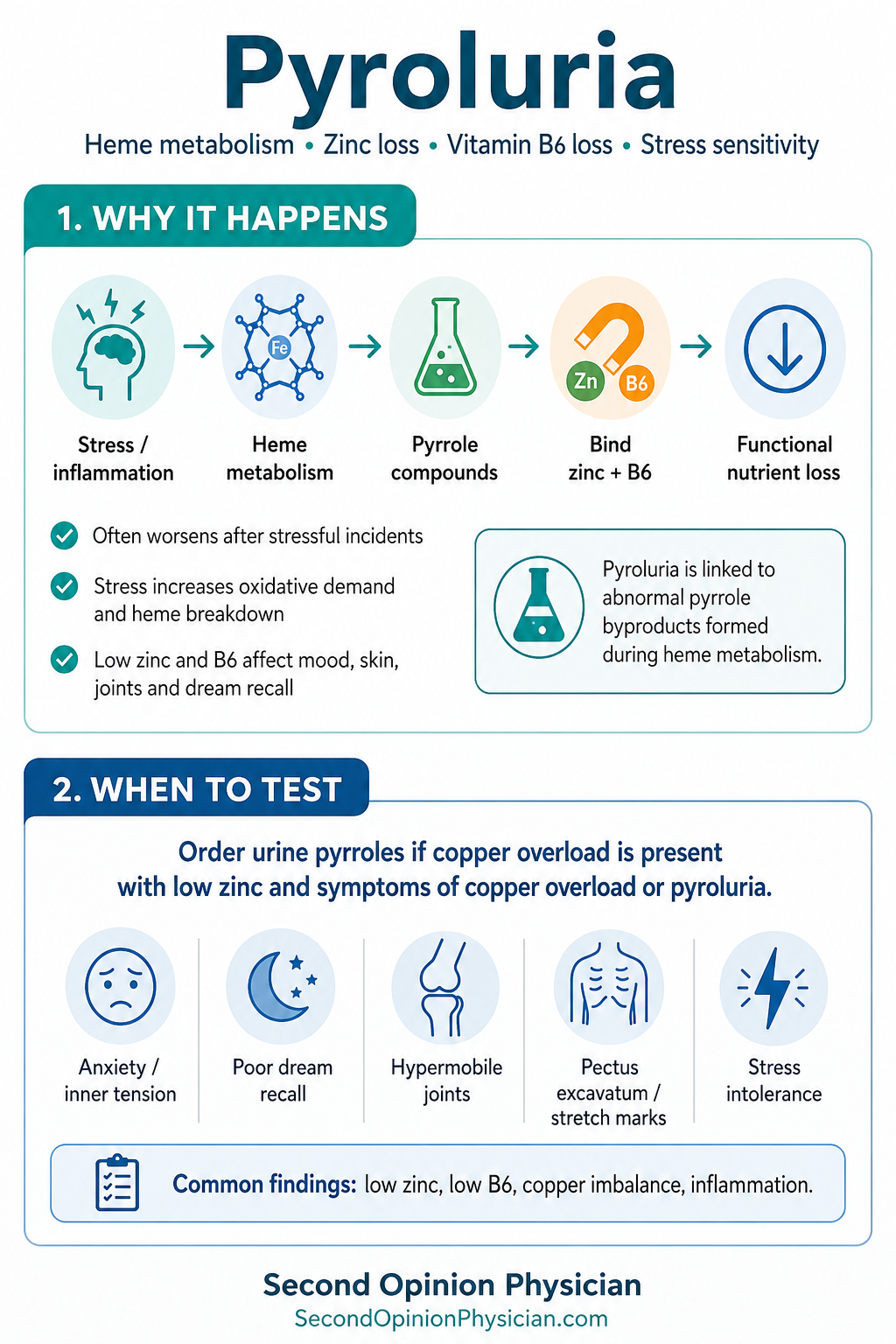 what is pyroluria symptoms of kryptopyrrole test signs of elevated pyrroles