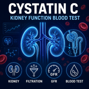 Cystatin C blood test for kidney filtration, creatine supplementation, homocysteine, acid-base balance and undermethylation