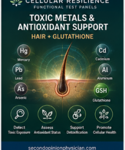 toxic metal hair analysis glutathione test panel