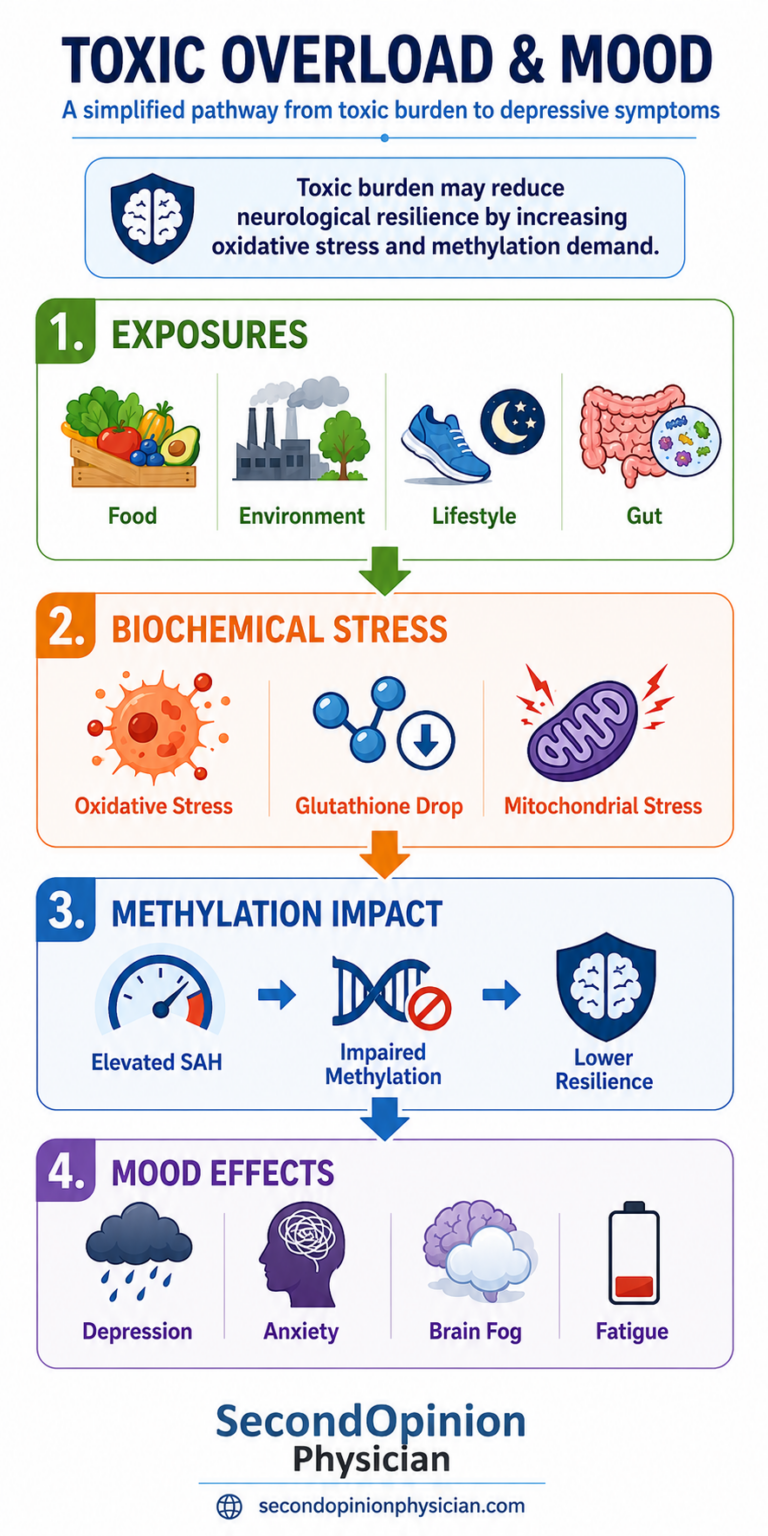methylation and toxic burden depressions toxic overload depression