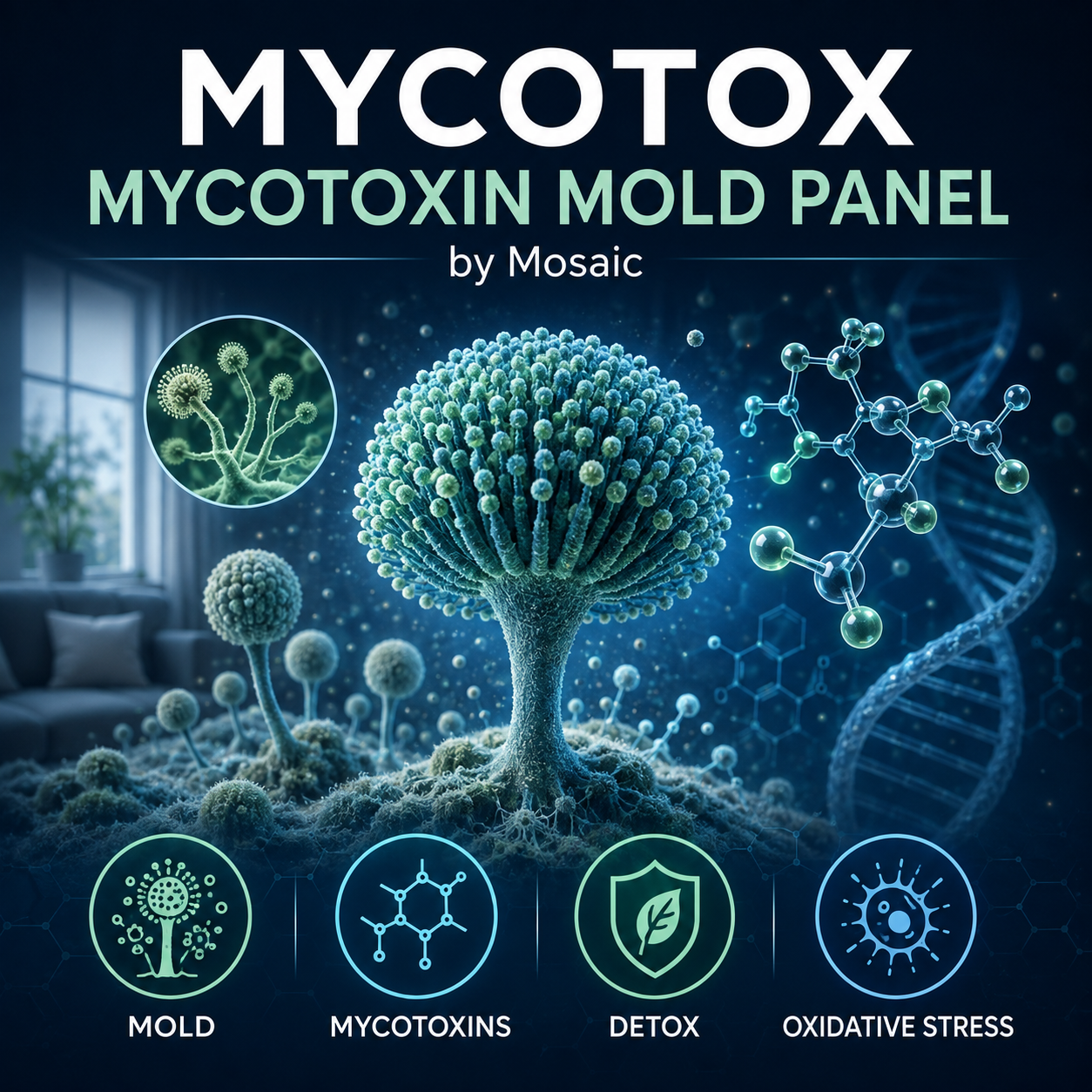 mosaic mycotox panel mycotoxin stool test mold test stool testing kit for mold
